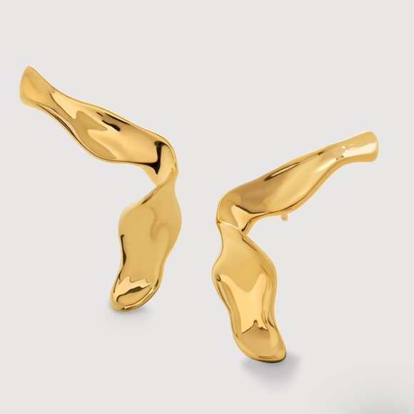 Monica Vinader Large Stud Earrings - Picture 4 of 6